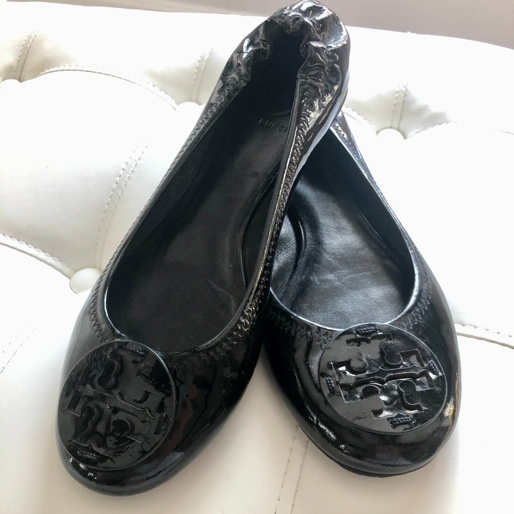 Tory Burch Minnie Patent Flat